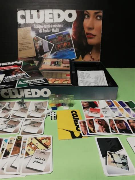 cluedo scopri tutti i misteri di tudor hall libretto istruzioni|Gioco CLUEDO .